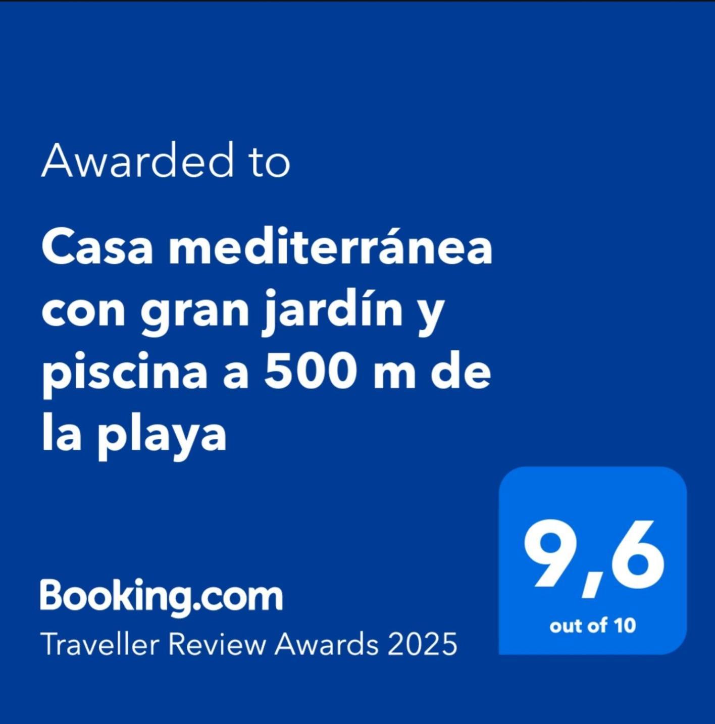 Casa mediterránea con gran jardín y piscina a 500 m de la playa Roda de Bará Exterior foto